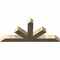 Ekena Millwork Saratoga Rough Sawn Timber Gable Bracket, Douglas Fir, 72"W x 33"H x 6"D x 6"F, 11/12 Pitch GBW072X33X0606SAR00RDF - alternate 4
